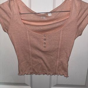 PacSun Mini Crop Top in Light Pink Size XS